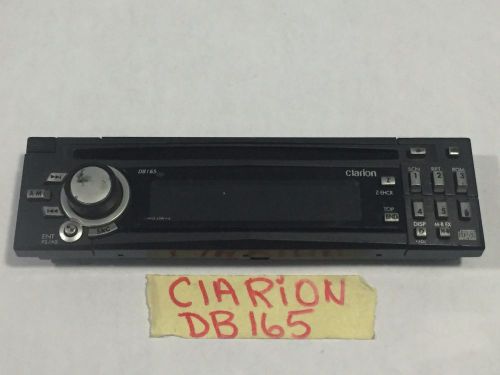 Clarion  radi0  cd faceplate only model db 165    db165   tested good guaranteed