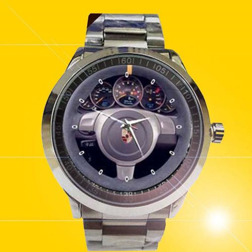 New item porsche steering wheel wristwatches