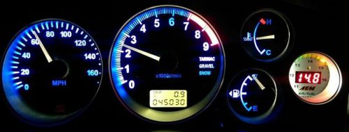 2003 2004 05 06 mitsubishi evo 8 9 custom speedometer gauge cluster led service