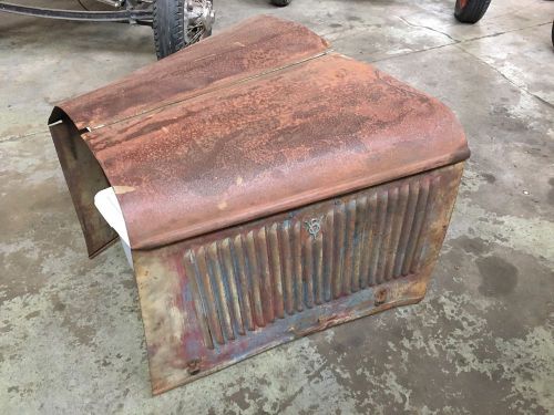 Original 1934 ford truck hood v8 vtg 34 rare hot street rat rod scta 23 louver