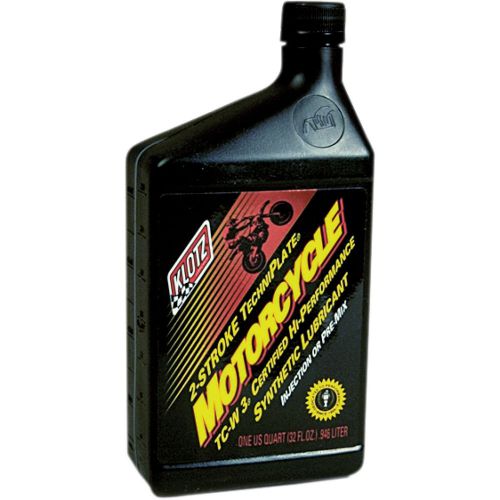 Klotz oil kl-302 2-cycle techniplate oil tc-w3 32 oz
