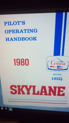 1980 cessna 182q skylane pilot&#039;s operating handbook