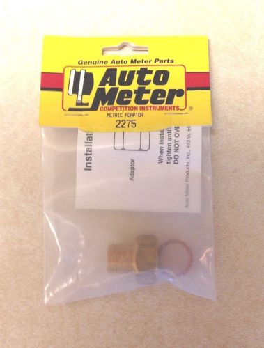 Auto meter metric adapter for mech temp guage  5/8 -18 unf to m16 x 1.5 pt# 2275