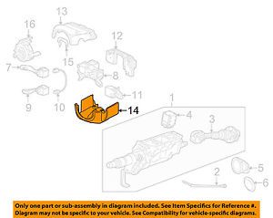 Porsche oem 06-13 911 steering column-lower clmn cover 997552979015x6