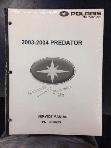 2003-2004 polaris predator manual oem 9918785