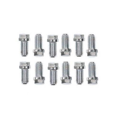 Mr. gasket header fasteners bolts hex head stainless chevy chrysler pontiacof12