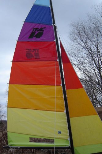 Trac-14 multi-colored mainsail