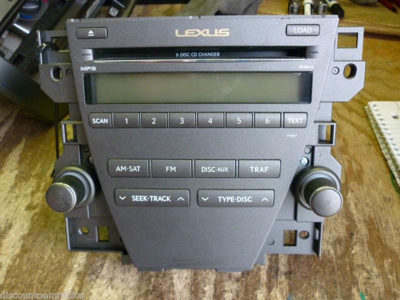 07-09 lexus es350 radio 6 disc cd player 86120-33720 p1807 *