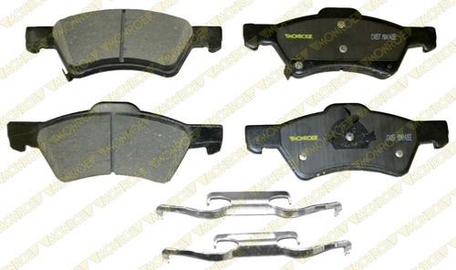 Monroe cx857 brake pad or shoe, front-monroe ceramics brake pad