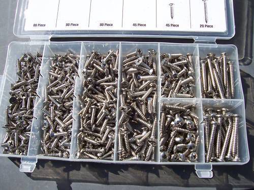 Interior exterior stainless steel screw assortment h