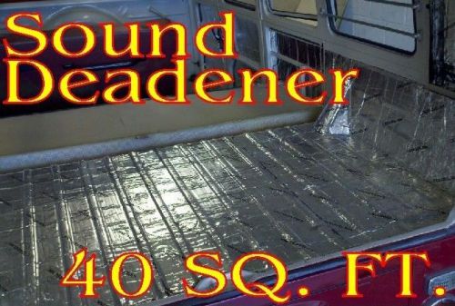 40 sqft cedarmat sound deadener proofing very thick insulation material+roller