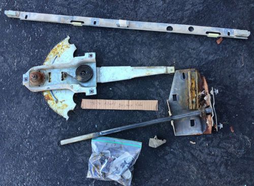 73 74 75 76 oem duster dart sport passenger inner door window component set