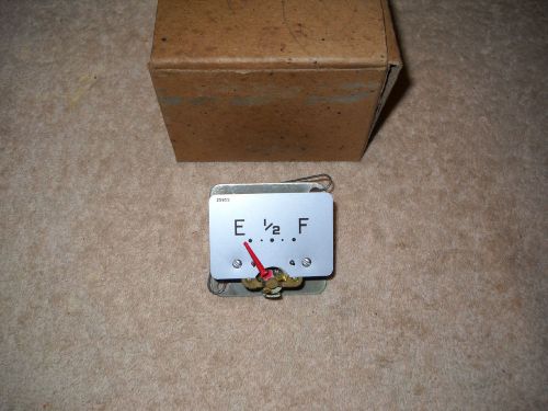 Nos mopar 1951-1954 plymouth fuel gauge silver face mint!