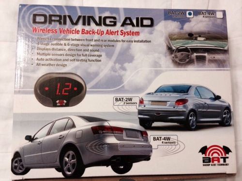 Driving aid wireless vehicle back-up alert system bat-2w