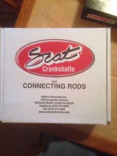 Scat connecting rods 350 chevy 5.7" long stock size
