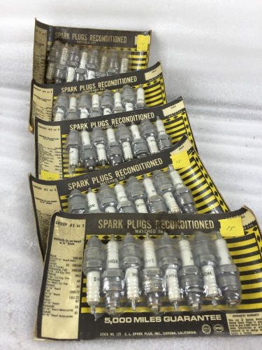 Lot of (5) spark plugs group #5 or e reconditioned spark plugs. ebd1