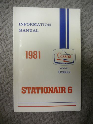 1981 cessna u206g  stationair 6 information manual