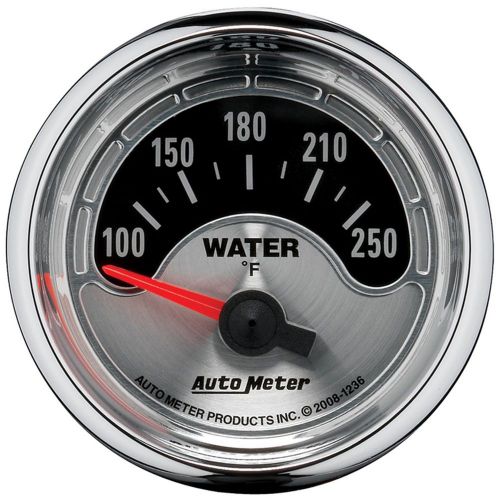 Auto meter 1236 american muscle; water temperature gauge