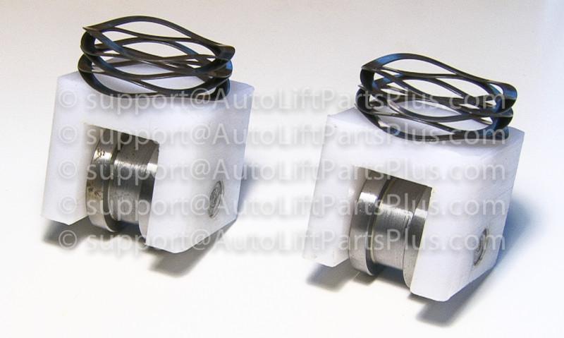 Wheel kit for rotary lift rolling jacks  / rolling bridge  fc665 / set of 2