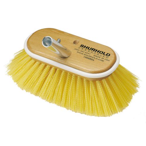 Shurhold 6" polystyrene medium bristle deck brush -955