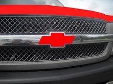 Chevy silverado grill & rear emblem decals (pair) red gloss vinyl fits 2007-2013