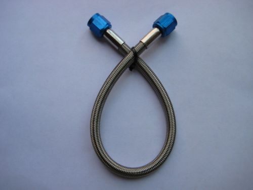 Nos/nitrous/nx/zex/holley/big-pro shot-cheater 4an x 4an x12" blue line/hose kit
