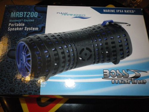 Boss marine portable speaker system mrbt200 568873