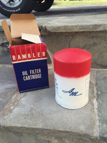 Rambler oil filter american classic nos factory american motors amc part 8990508
