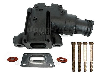 14 degree dry joint exhaust elbow/riser for mercruiser replaces 864591t02