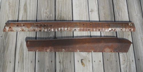 65 - 66 chevy impala 2 dr ht pass side front door &amp; quarter interior panel rails