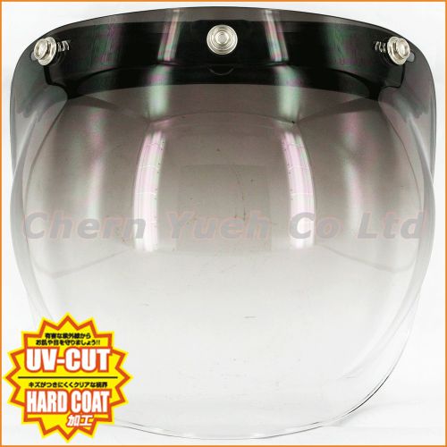 Uv gradient black bubble visor face mask helmet shield for bell buco shoei agv