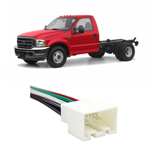 Ford f-550 1999-2004 factory stereo to aftermarket radio harness adapter