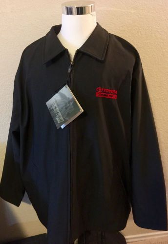 Toyota genuine parts north end techno all climate wear xxl(2xl) black zip jacket