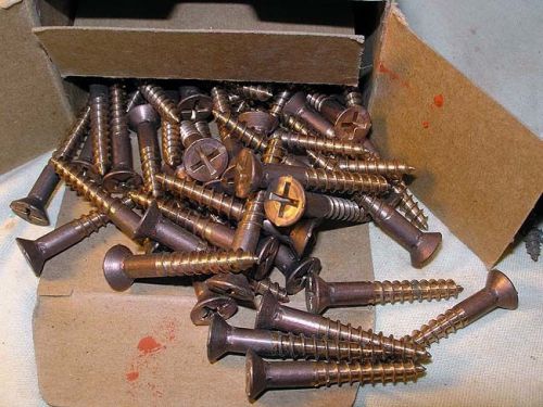 Assorted bronze-brass -stainless steel wood screws