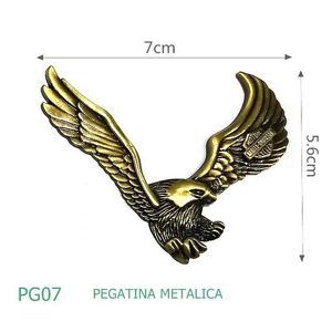 Sticker eagle metal biker motorcycle 3d