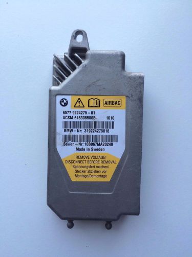 Oem bmw gt acsm air bag module controller computer  bmw 2011 740i f01 922427501