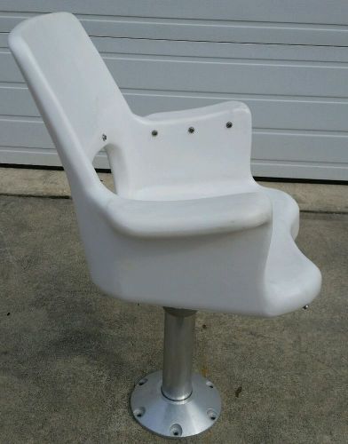 Todd enterprise cape cod helm seat with slide and pedestal -free shipping in usa