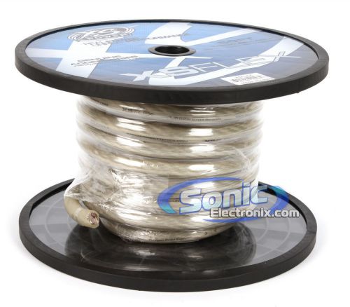 Xs power xsflex0cl-50 50 ft. spool of 0 awg clear 100% ofc power/ground cable