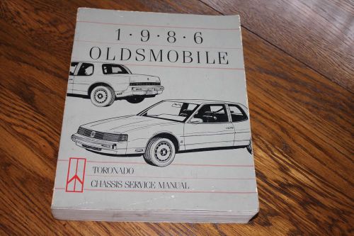 1986 oldsmobile toronado chassis service manual / original g.m.