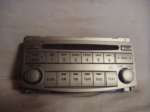 05-07 toyota avalon radio cd face plate 11806 pf806