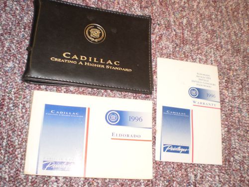 1996 cadillac eldorado car owners manual books guide case all models