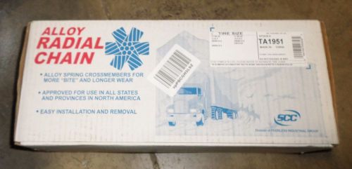 Security chain company ta1951 alloy radial heavy duty truck single tire