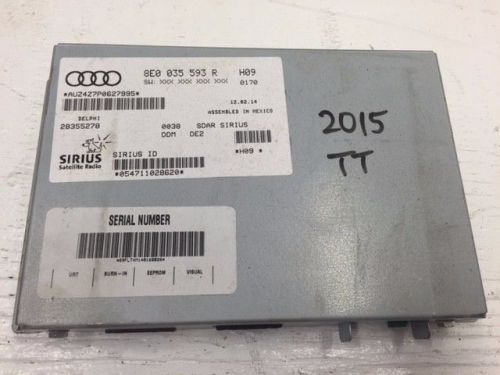 14 15 audi tt sirius satelite radio module 8e0035593r 08 09 10 11 12 13