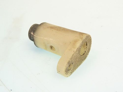 81 yamaha srx440 headlight rod clamp / oem flip-up plastic fitting headlamp head