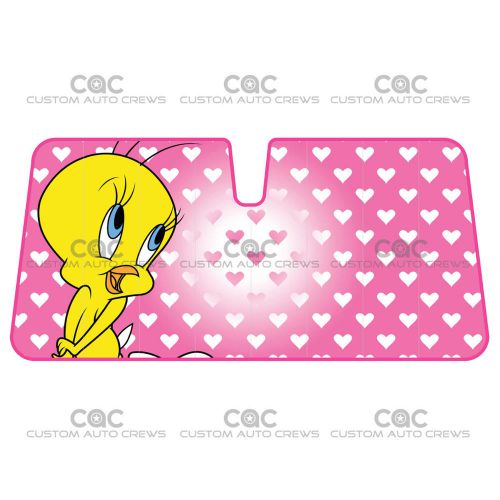 1 pc warner bros. tweety bird sun shade windshield block cover auto shade visor