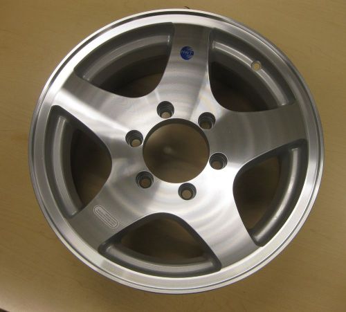 Qty 4 16x7 6-5.5 alum hi spec trailer wheel star 04 3200 lbs 0467655 free ship