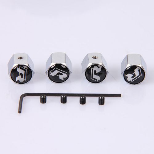 Find Antitheft Car Wheel Tire Valve Stem Caps w/ Locking Screws Wrench
