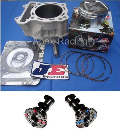 Suzuki drz400 434 hotcams cams & big bore cylinder je piston gasket kit combo