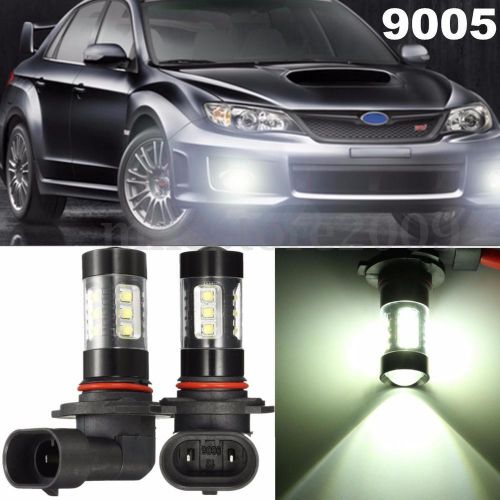 Find 2x 12V 9005 80W 16 LED Fog Daytime Running Driving Light DRL Bulb 6000K White in HK, Hong