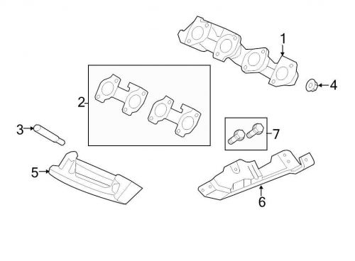 Ford oem exhaust heat shield al3z9a462a image 5